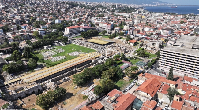 Büyükşehir'den Smyrna Antik Kenti'ne "tarihi destek"