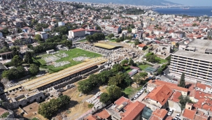 Büyükşehir'den Smyrna Antik Kenti'ne "tarihi destek"