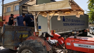 Büyükşehir yanan köylere can suyu oluyor