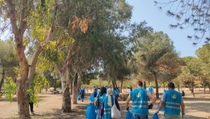 Çakalburnu Lagünü'nde çevre temizliği