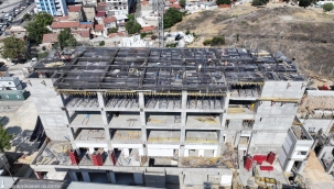 Eşrefpaşa Hastanesi inşaatı beşinci kata ulaştı