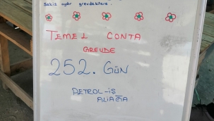 İzmir'de Temel Conta İşçilerinin Grevi 252. Gününde Sürüyor