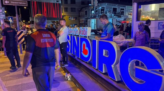 İzmir İtfaiyesi Balıkesir'de görev başında