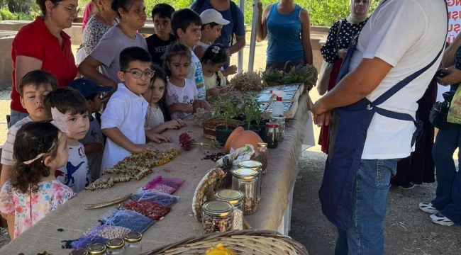 Miniklere doğadan sofraya tarım eğitimi