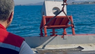 Aliağa'da Yapay Resif Çalışmaları Sürüyor