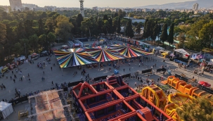 Çocuklar fuarda çok mutlu