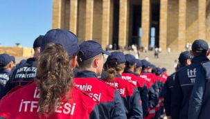 İtfaiyeciler Ata'nın huzuruna çıktı