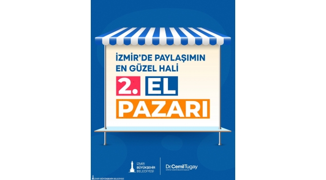 İzmir'in ilçelerinde ikinci el pazarları açılıyor