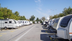 Karavancıların tercihi İnciraltı Karavan Parkı