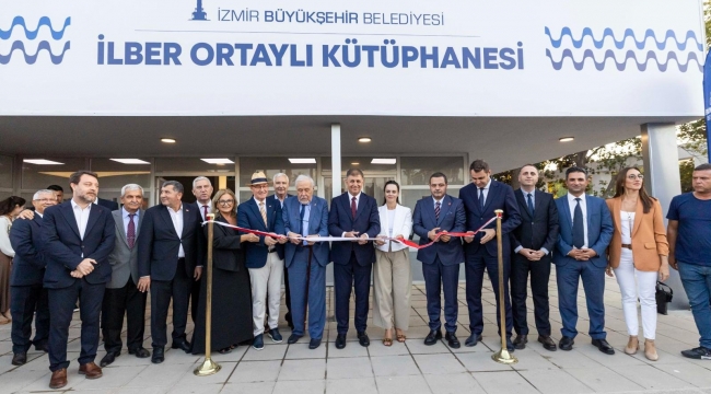 Prof. Dr. İlber Ortaylı kendi adını taşıyan kütüphaneyi açtı