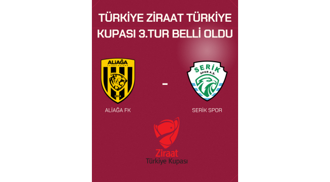 Ziraat Türkiye Kupası 3. Tur'da Rakip Belli Oldu