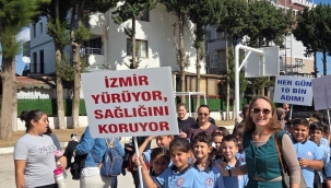 Aliağa'da 'Dünya Yürüyüş Günü' Etkinliği Düzenlendi