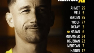 Aliağa FK'nin Muş Spor karşısındaki ilk 11'i belli oldu! 