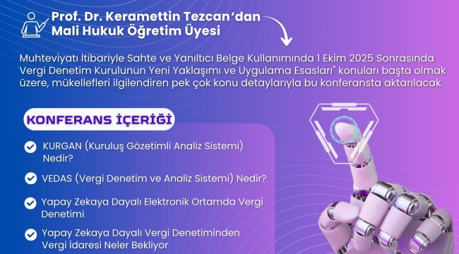 Alto Ve Alosbi'den Vergi Denetiminde Yeni Dönemi Anlatan Konferans