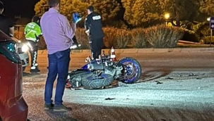 Çeşme'de korkunç kaza: Motosiklet sürücüsü hayatını kaybetti