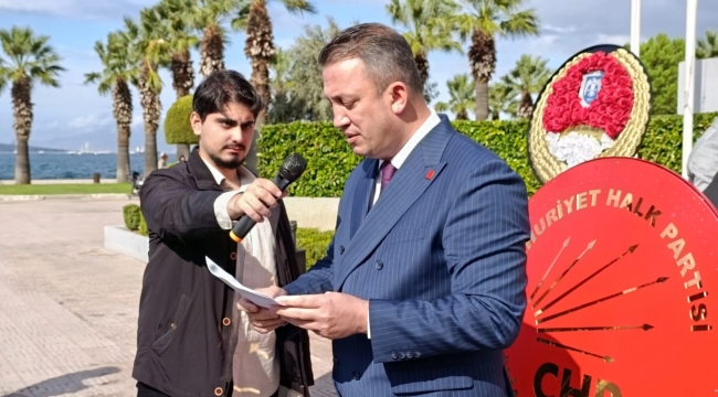 CHP Aliağa İlçe Örgütü'nden Cumhuriyetin 102. Yılı Kutlaması