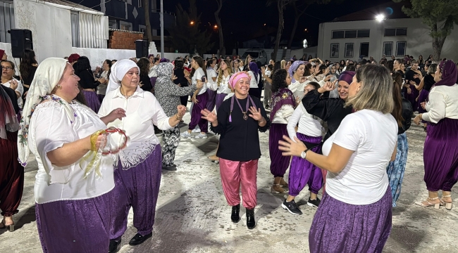 Helvacı'da Kadınlardan Renkli "Şalvar Gecesi"