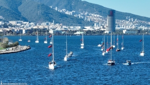 Yelkenler Cumhuriyet coşkusuyla doldu