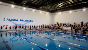 Aliağa Belediyesi'nin Yüzme Tesisleri İzmir'de Zirveye Oynuyor