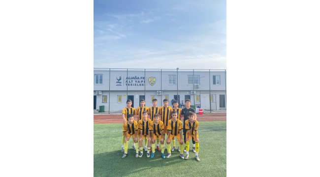 Aliağa FK U14, İzmir Çoruhlu FK'yı 3-0 Mağlup Etti