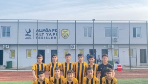 Aliağa FK U14, İzmir Çoruhlu FK'yı 3-0 Mağlup Etti