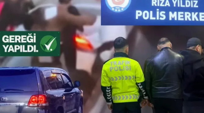 İstanbul'da ters yönde gidip saldıran sürücüler yakalandı.. Yeni kanunla ağır yaptırımlar yolda