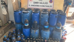 İzmir'de Kaçak Şarap Operasyonu: 2 Gözaltı