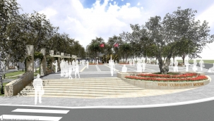 Kınık Cumhuriyet Meydanı yeni çehresine kavuşuyor