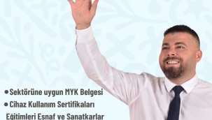 Aliağa Esnaf ve Sanatkârlar Odası Başkan Adayı Ozan Yıldızbaş'tan "Mutlu Esnaf Projesi"