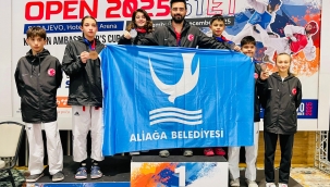 Aliağalı Taekwondocular Saraybosna'dan Madalyalarla Döndü