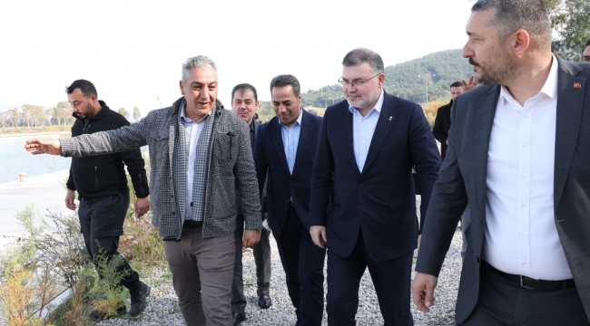 Başkan Saygılı Efes Antik Kent Kanal Projesi'ni yerinde inceledi