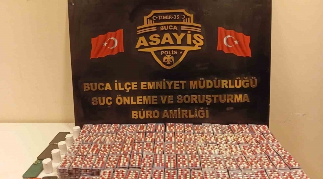 Buca'da 11 bin 296 adet uyuşturucu hap ele geçirildi