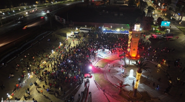 En uzun geceyi İzmirliler aydınlattı
