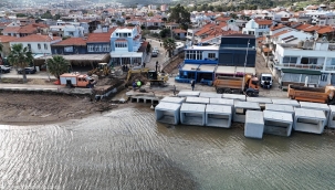 ​Yeni Foça'da taşkın kabusu bitti