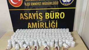 Bergama'da 8 bin adet uyuşturucu hapla yakalanan şüpheli tutuklandı