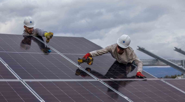 Güneş ve sudan 40 milyon liralık tasarruf