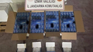 İzmir'de 12 milyon 720 bin kaçak makaron ele geçirildi