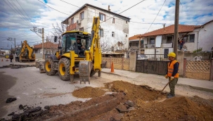 Sarnıç'ta içme suyu yatırımı hızla ilerliyor