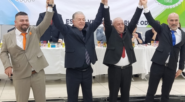 Aliağa Esnaf ve Sanatkârlar Odası'nın yeni başkanı İsa Özbek oldu