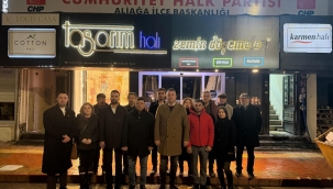 CHP Aliağa İlçe Örgütü'nden 6 Şubat Depremi Anması