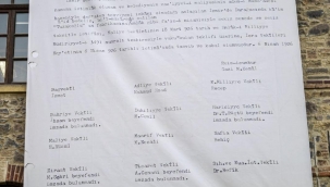 Meslek Fabrikası'na Ata'nın imzaladığı belgenin görselleri asıldı