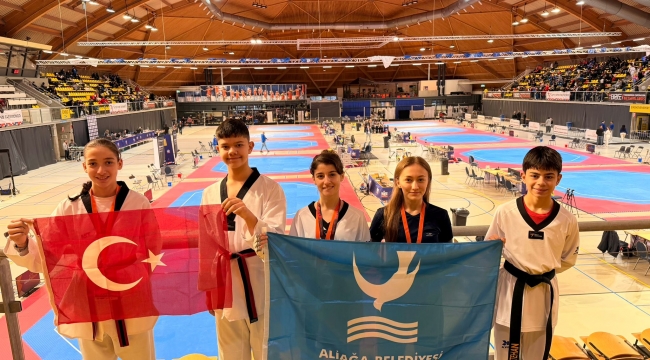 Aliağa'dan Uluslararası Taekwondo Başarısı