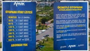 Aliağa İstiklal Caddesi'nde Ücretli Otopark Dönemi Başlıyo