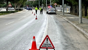 Çeşme'de bayramda trafik denetimleri sıklaştırıldı