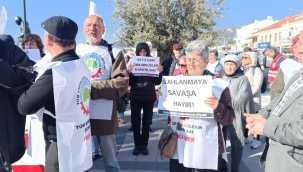 Foçada ABD Ve İsrail Protestosu