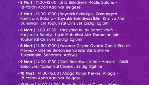 İzmir'de 8 Mart: Aramızda eşitlik var