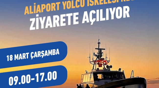 Sahil Güvenlik Botu TCSG-907 Aliağa'da Ziyarete Açılıyor