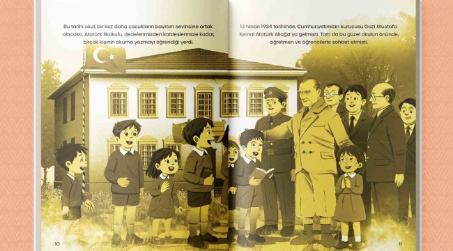 Aliağa Belediyesinden çocuklara 23 Nisan armağanı