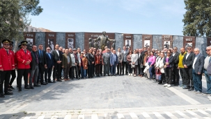 Atatürk'ün Aliağa'ya Gelişinin 92. Yıl Dönümü Törenlerle Kutlandı