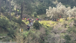 Efes Mimas Yolu'nda bahar yürüyüşü